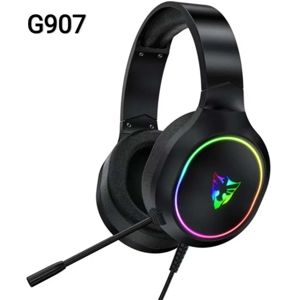 Yk Design G907 Profesyonel Headset Pro 7.1 Usb Girişli Rgb Gaming Oyuncu Kulaklığı