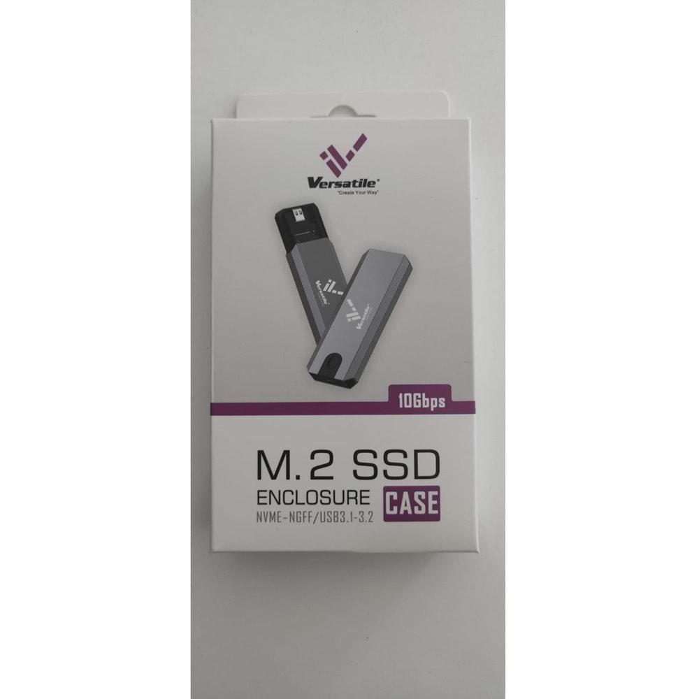 Versatile M.2 SSD Kutu NVMe-NGFF / USB 3.1-3.2
