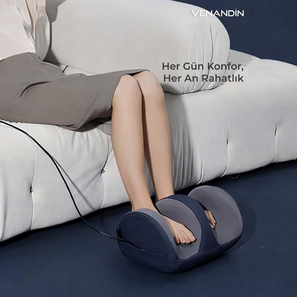 Venandin LedanPro Isıtmalı ve Yoğurmalı Kumandalı Ayak ve Bacak Spa Etkili Rahatlatıcı Masaj Aleti