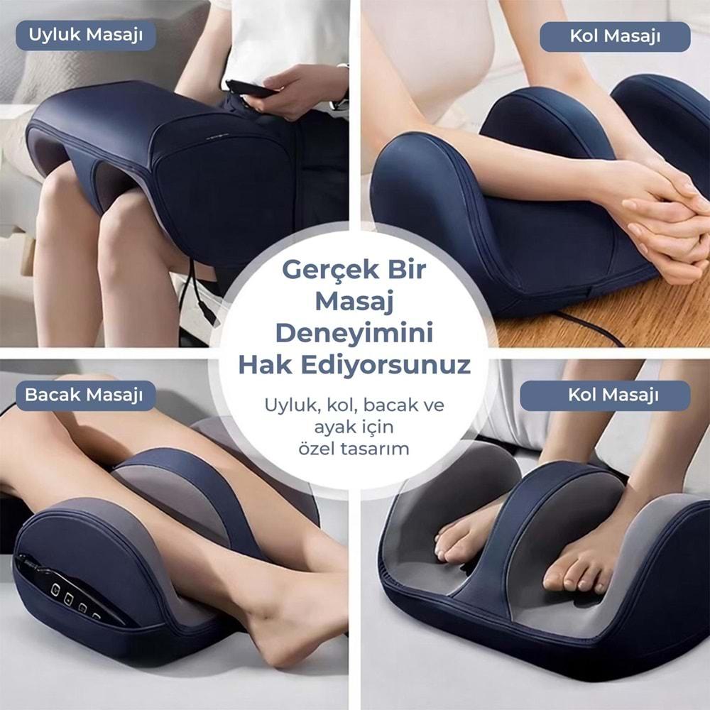 Venandin LedanPro Isıtmalı ve Yoğurmalı Kumandalı Ayak ve Bacak Spa Etkili Rahatlatıcı Masaj Aleti