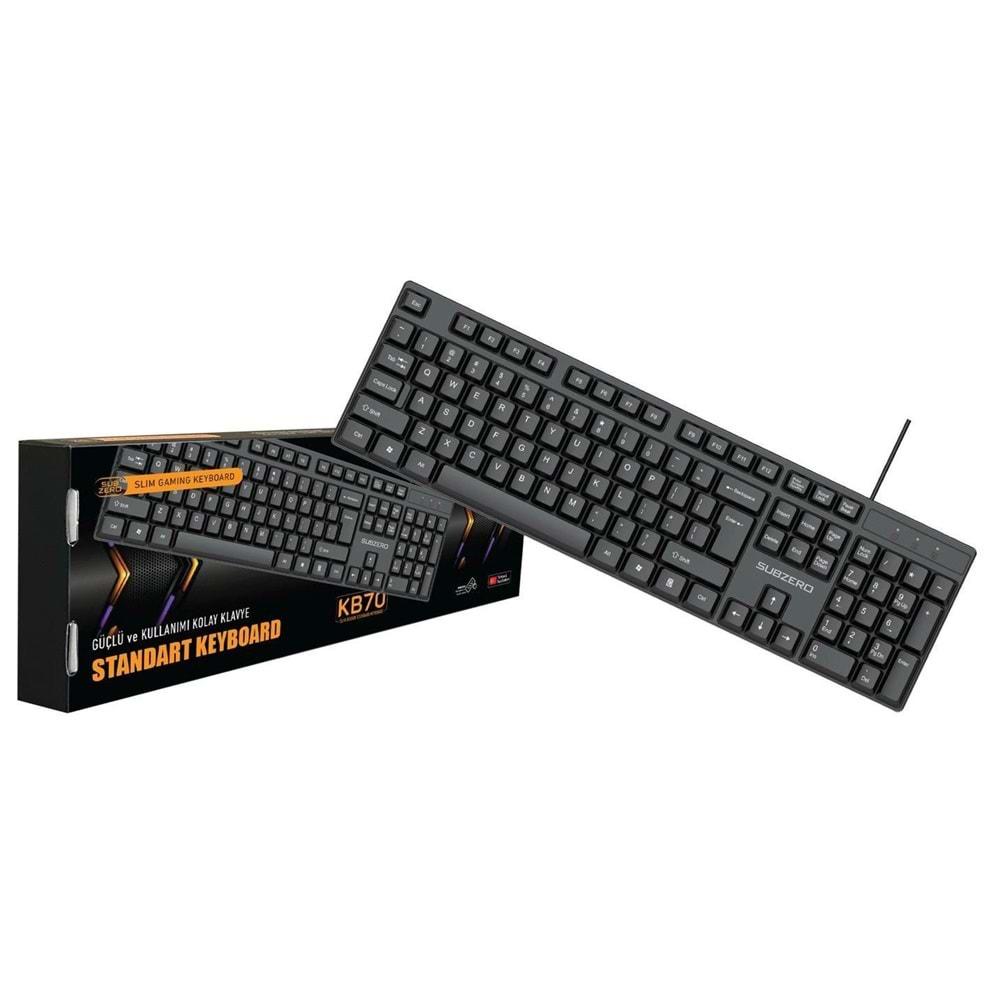 Subzero KB70 Q Usb Siyah Standart Klavye