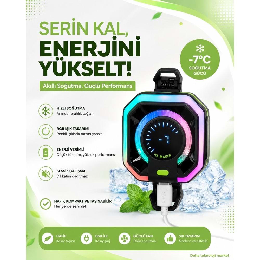 Novalink HK5 PRO Telefon Buz Soğutucu Fan