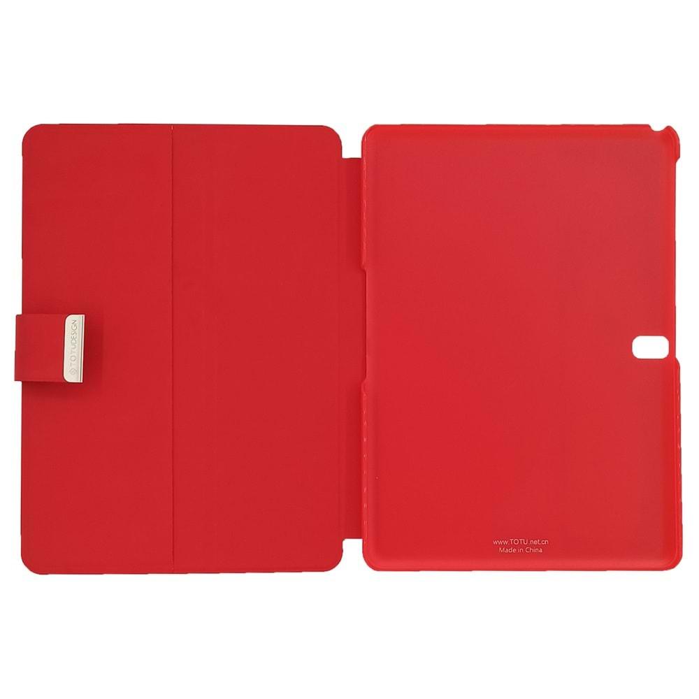 Totu Samsung Galaxy Tab Pro 10.1 Tablet Kılıfı - Kırmızı
