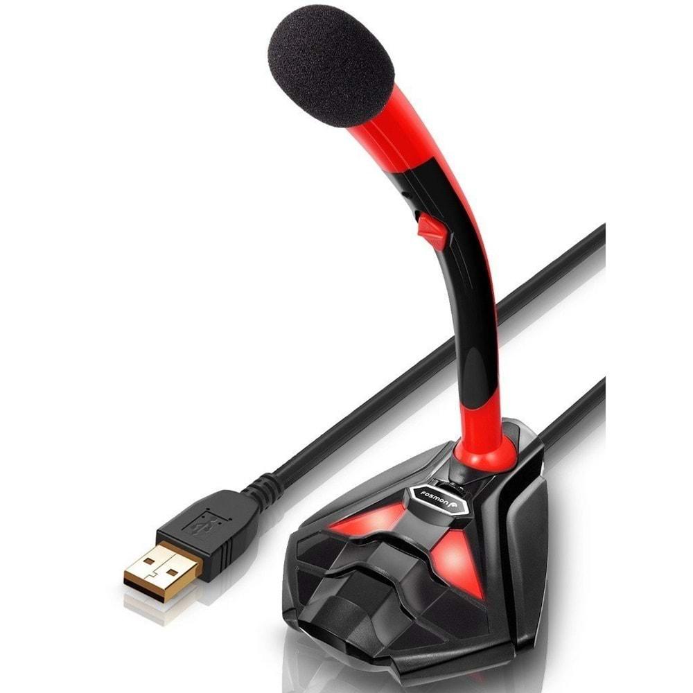 Hadron HDG100 Işıklı USB Bağlantılı Oyuncu Mikrofonu