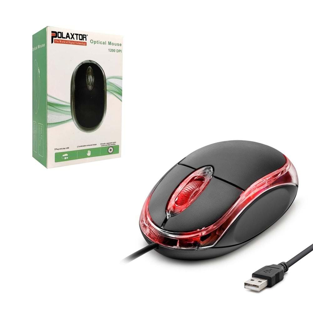 POLAXTOR GYM-01 Kablolu Mouse 1200 Dpi Ledli