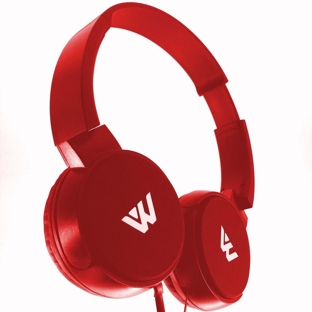 Wonex WD-350AP Extra Bass Pc Kulaklık - Kırmızı
