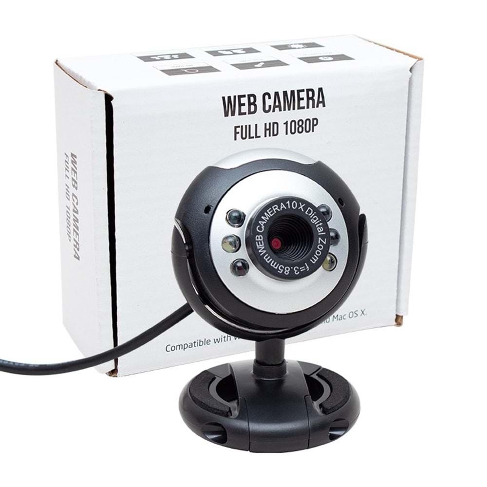 Powermaster PM-3962 1.3 MP 10x Zoom Ledli Mikrofonlu Pc Webcam