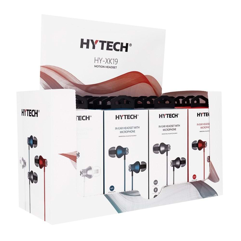 Hytech HY-XK19 Renkli Mikrofonlu Kulaklık - Beyaz