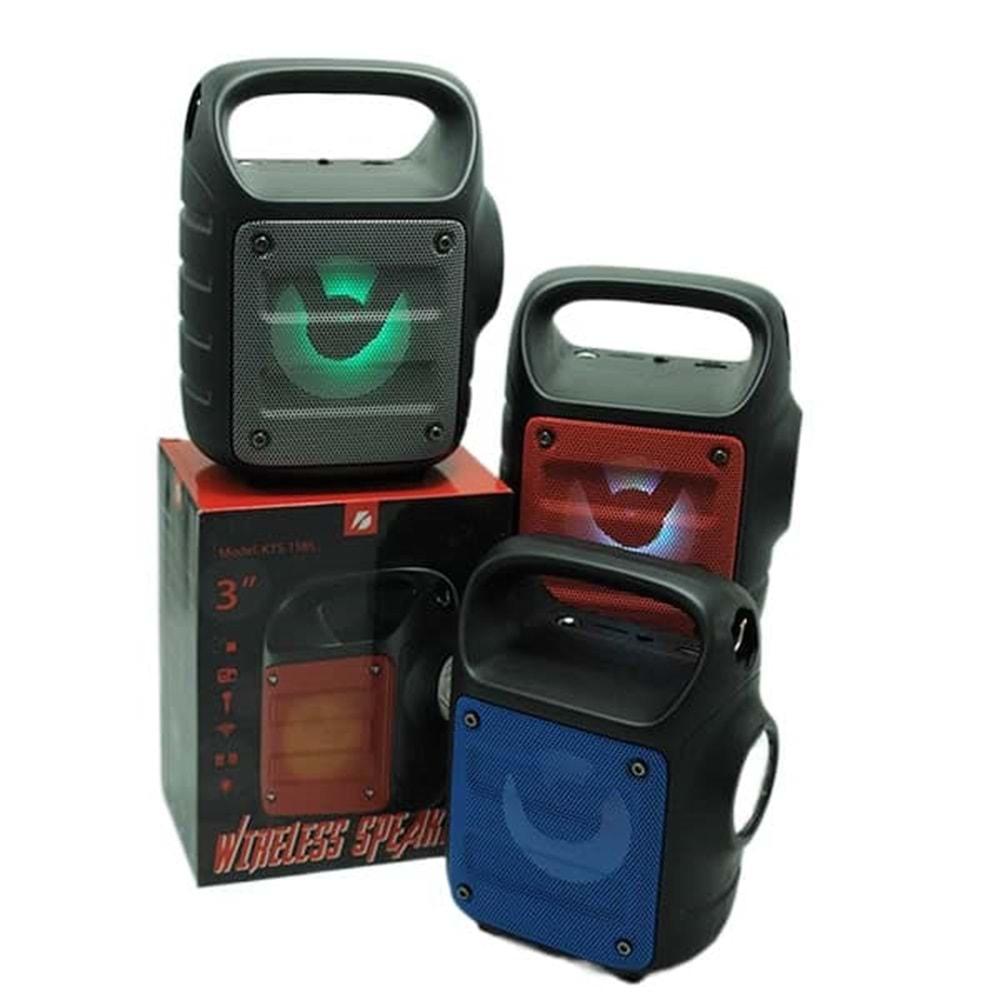 KTS-1185 FM Radyolu Fenerli Bluetooth Hoparlör