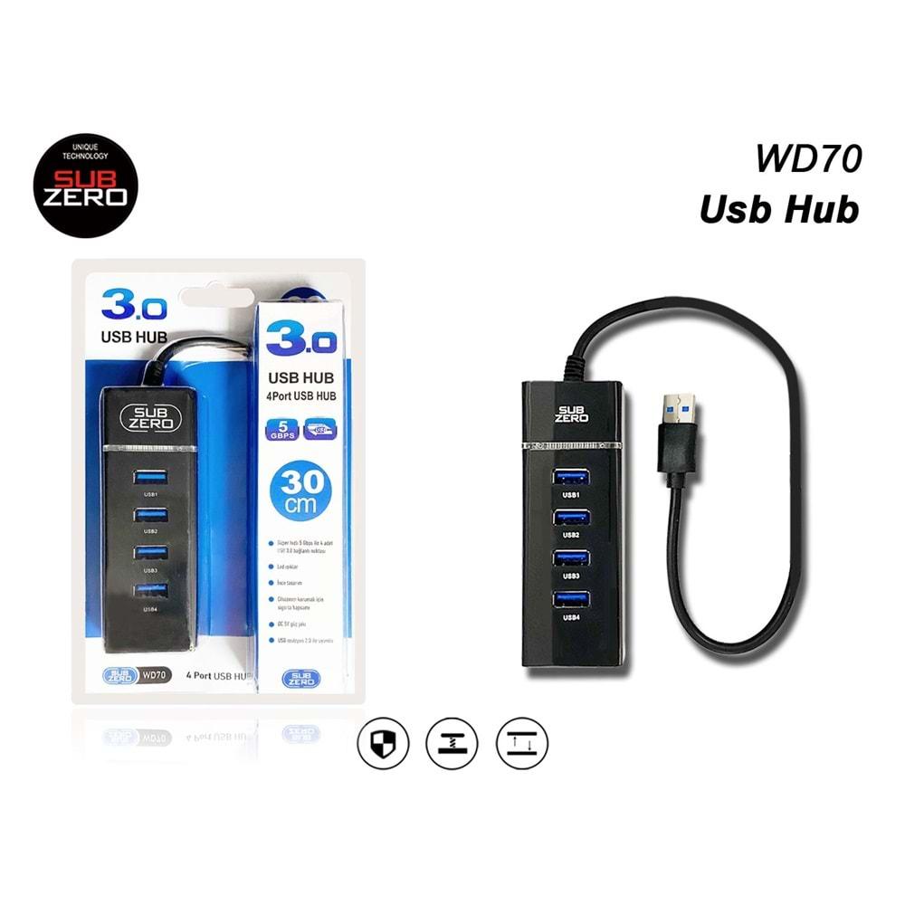 Subzero WD70 4port Usb 3.0 Usb Çoklayıcı