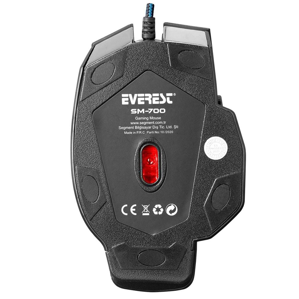 Everest SM-700 3200 Dpi Usb Siyah Gaming Mouse