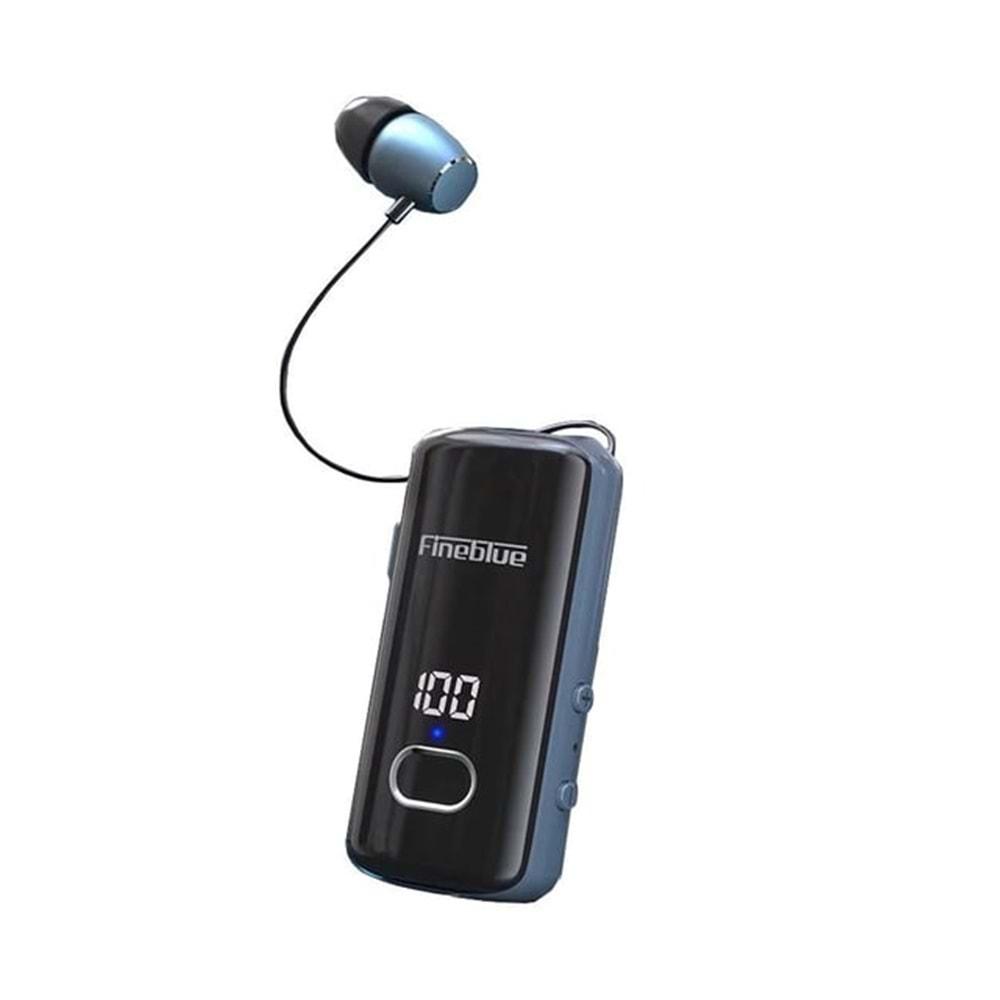 Fineblue F580 Dijital Göstergeli Makaralı Titreşimli Bluetooth Kulaklık