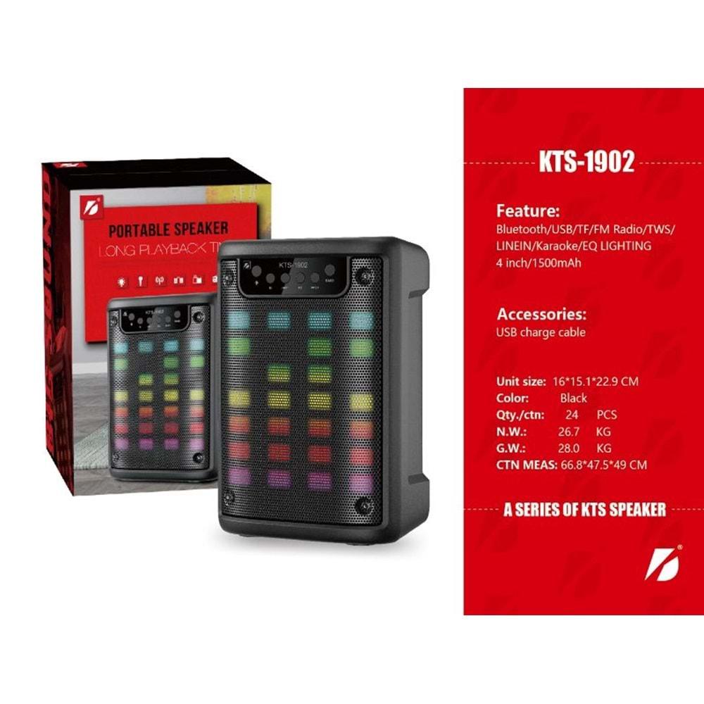 Subzero KTS-1902 RGB Bluetooth/Usb/Sd Müzik Kutusu