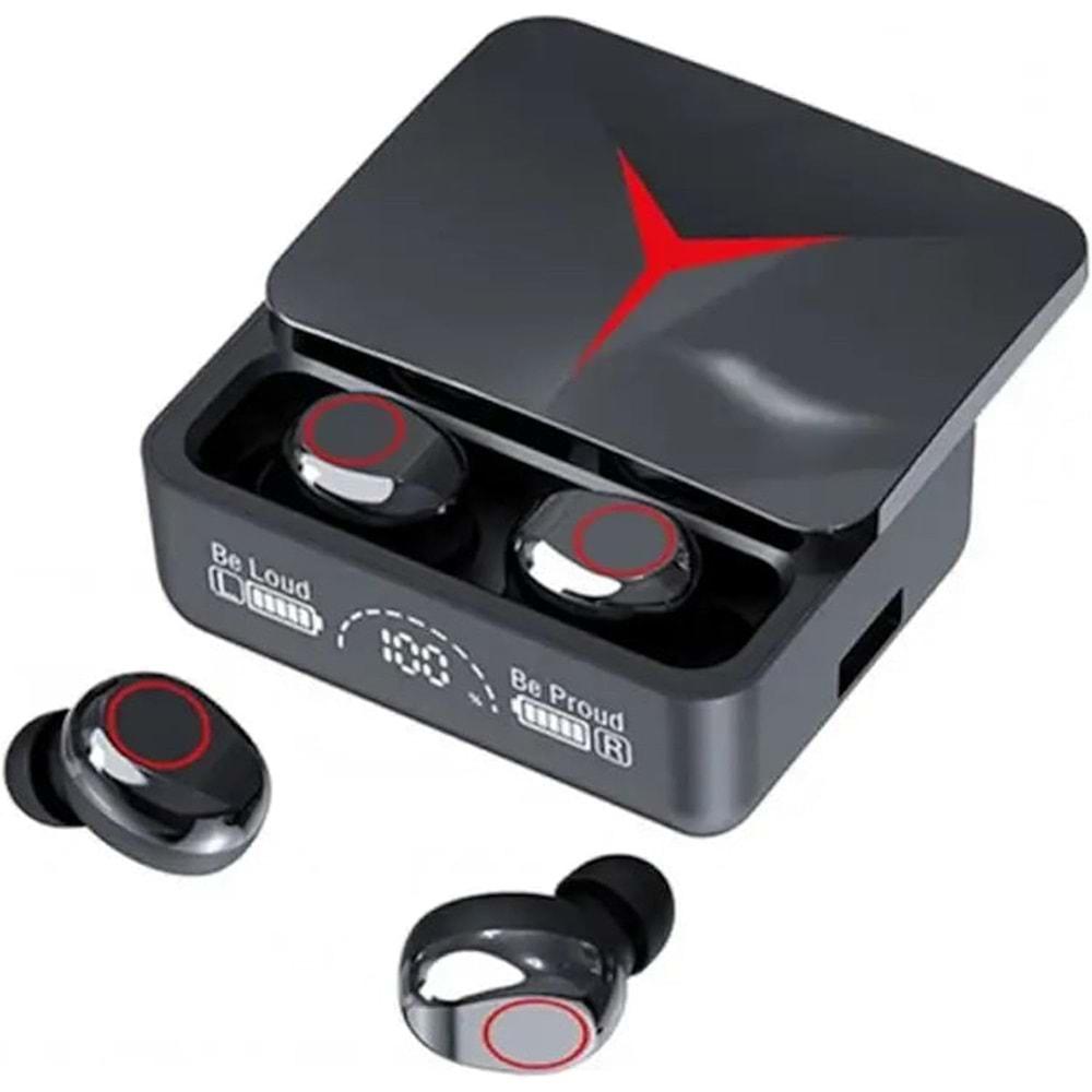 M90 PRO TWS Kablosuz Kulaklık Kulaklık Led Görüntüleme Büyük Güç Hifi Streao Bluetooth kulaklık