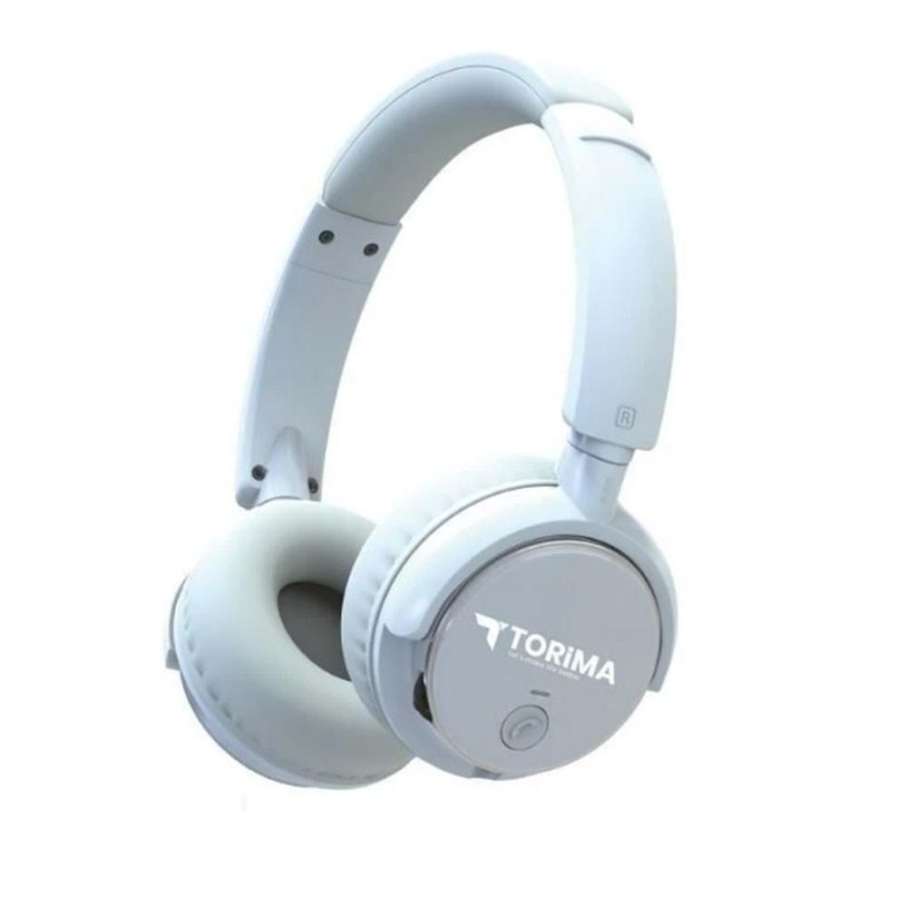 TORİMA HD-20 Mavi Kafa Üstü Kablosuz Bluetooth Kulaklık