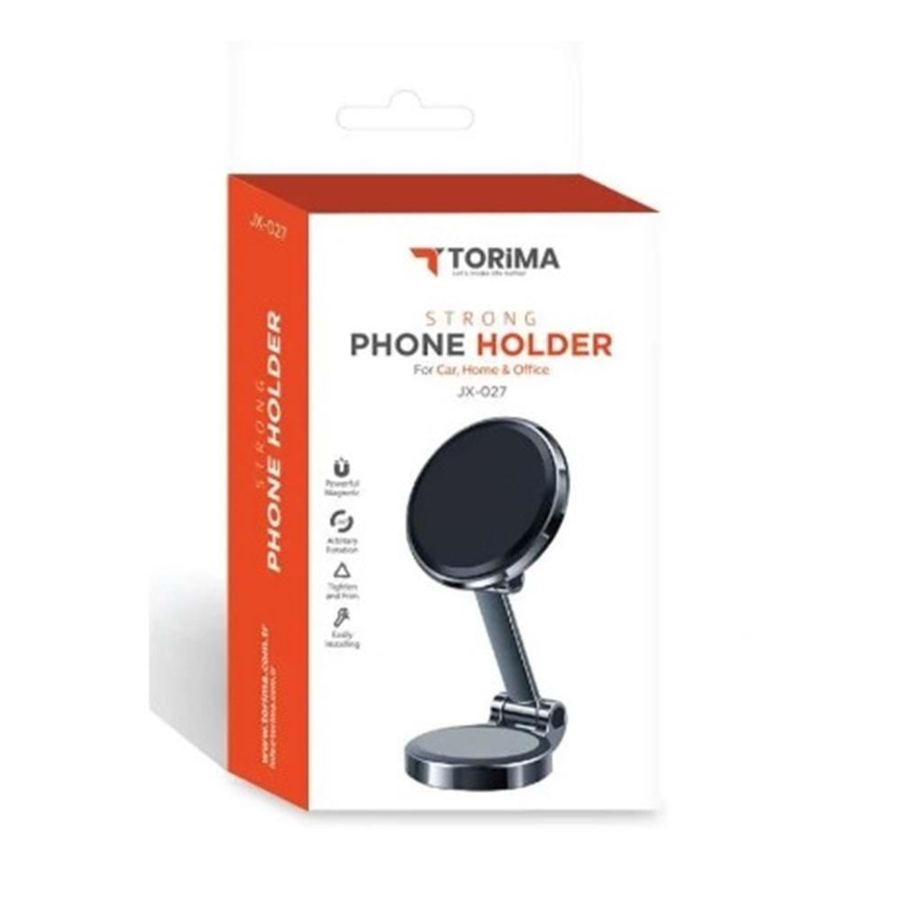 Torima JX-027 Ayarlanabilir Portatif Telefon Tutucu Masaüstü Telefon Standı Siyah