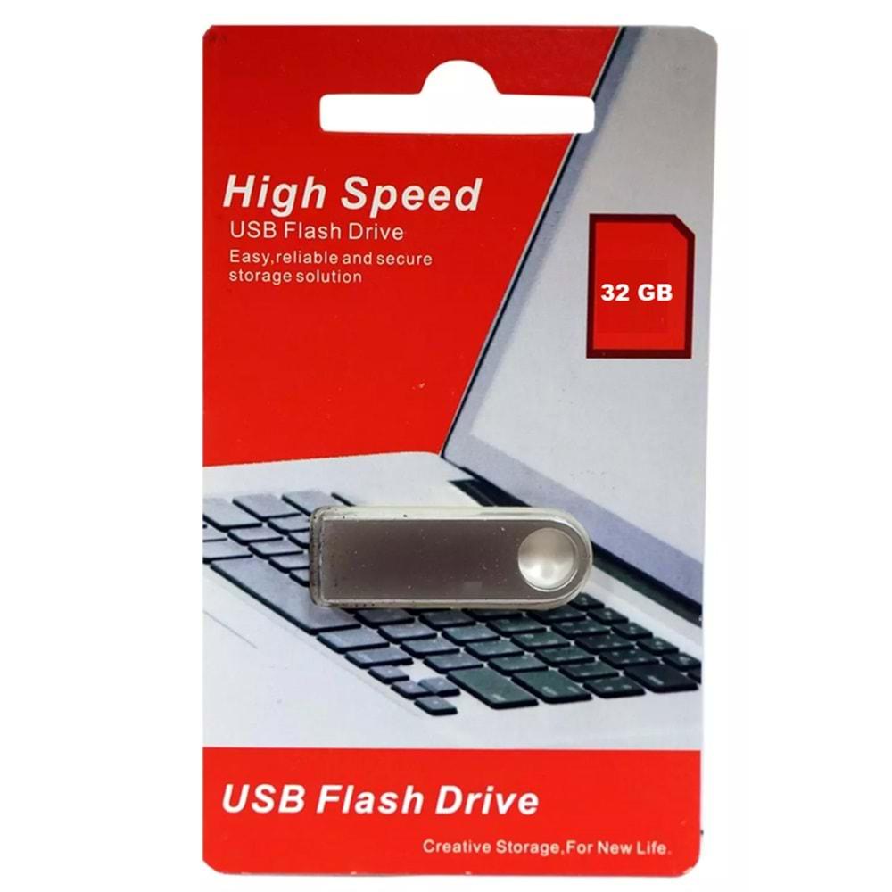 Elba 32GB Metal 2.0 USB Flash Bellek