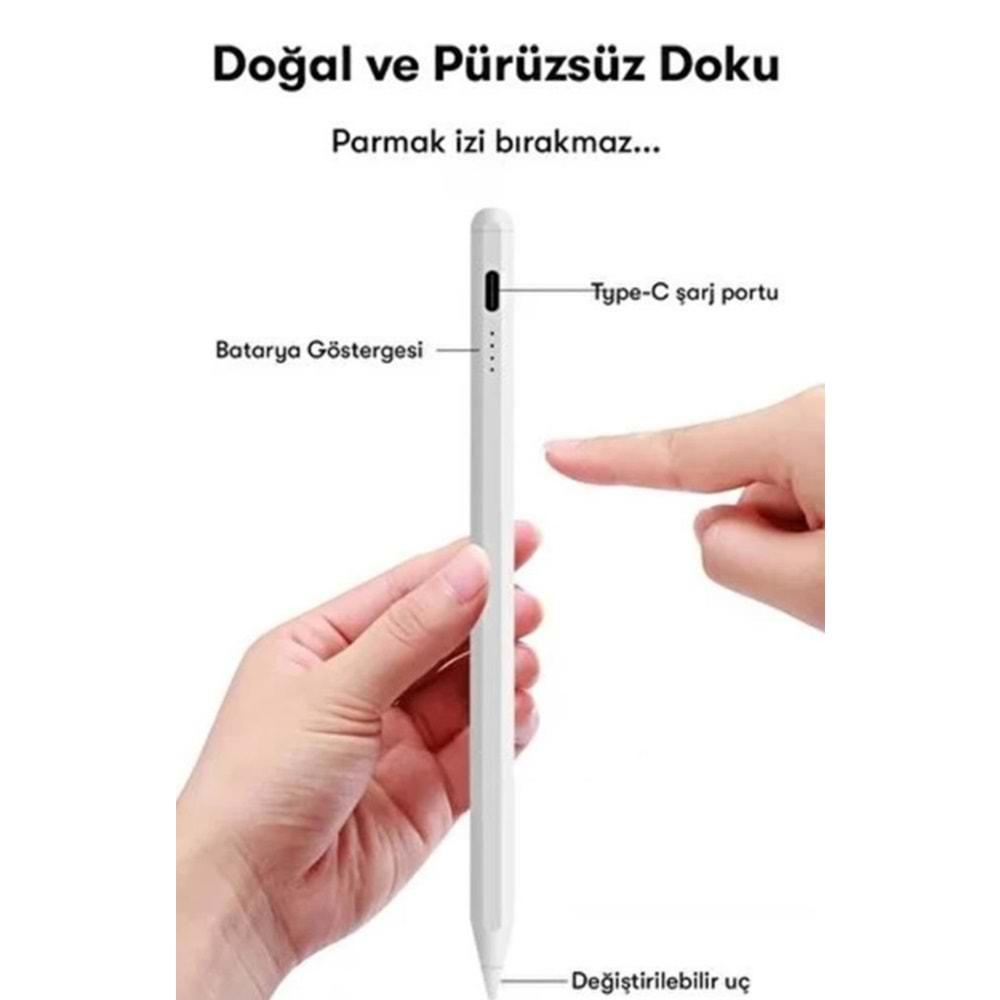 Torima P-01 Beyaz For Xiaomi Mi Pad Sensitive Stylus Pen Kapasitif Dokunmatik Kalem Çizim Ve Tasarım Kalemi