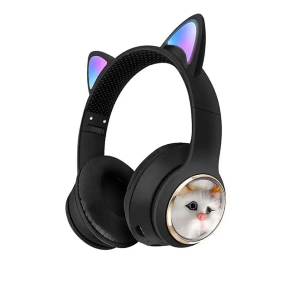 Subzero SW90 Bluetooth Renkli Kedi Kulaklık