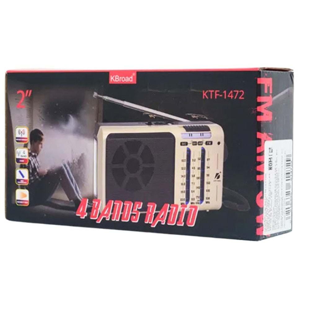 Subzero KTF-1472 Bluetooth/Usb/Sd/Fm Müzik Kutusu Nostalji