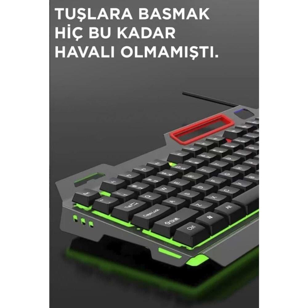 Torima TMK-06 Gamınk Metal Klavye Mouse Set