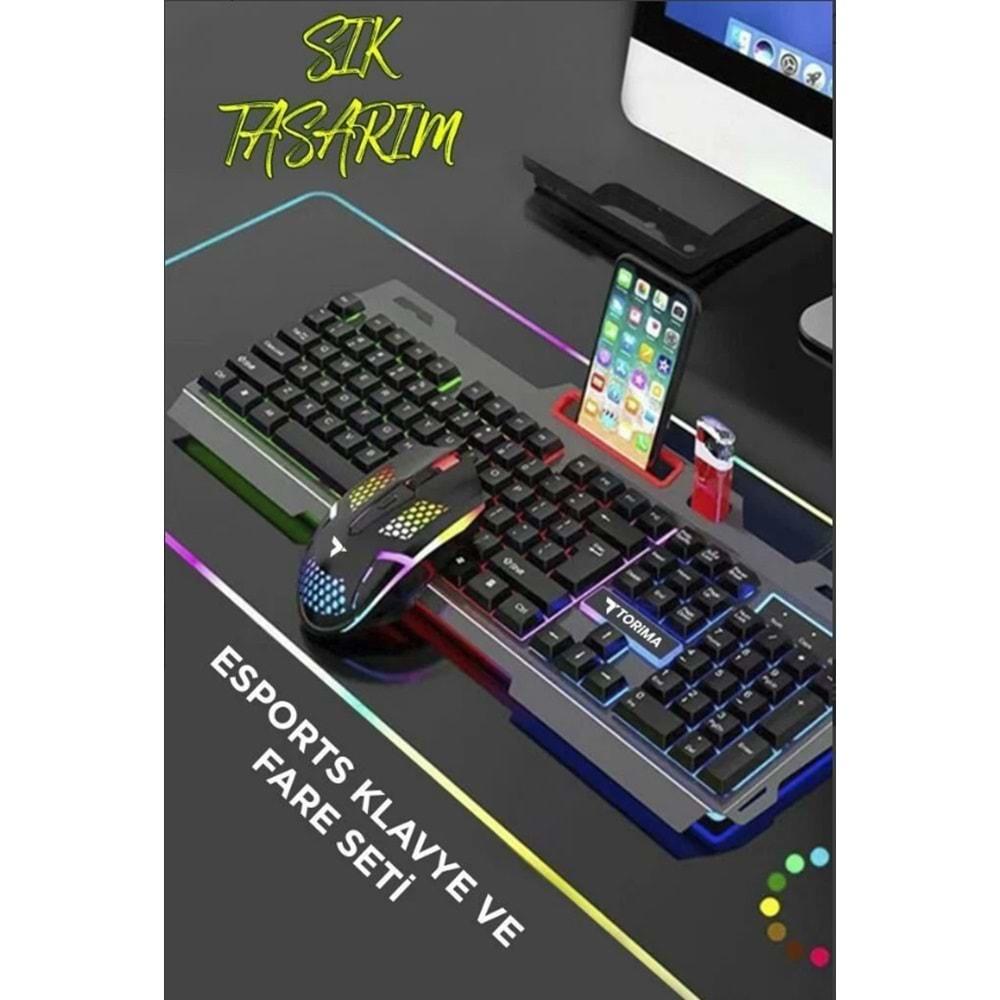 Torima TMK-06 Gamınk Metal Klavye Mouse Set