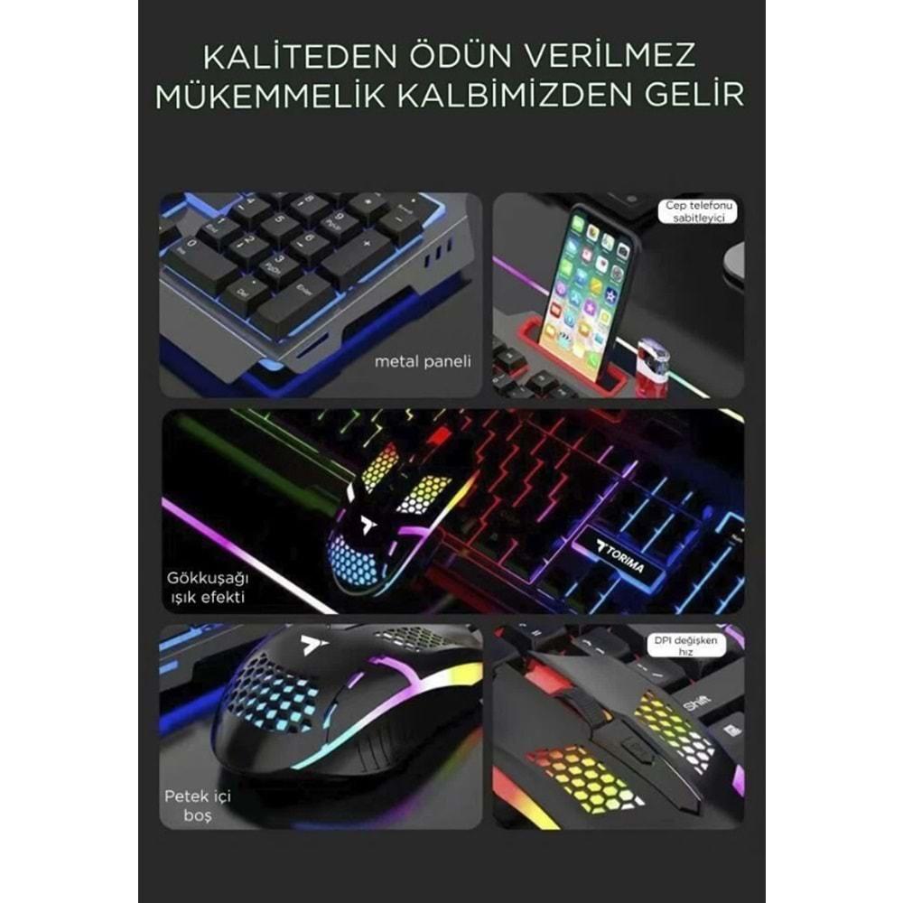 Torima TMK-06 Gamınk Metal Klavye Mouse Set