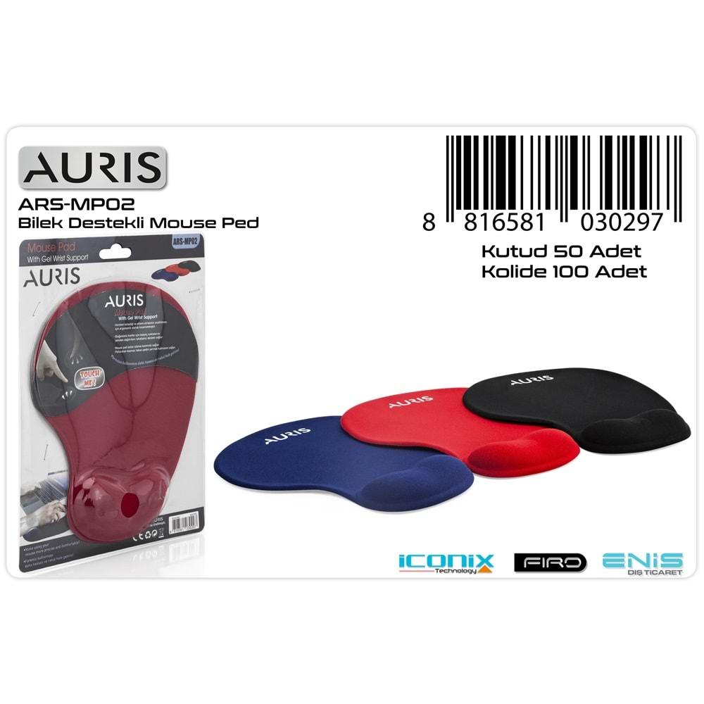 Auris MP02 Bilek Destekli Mouse Ped Jel