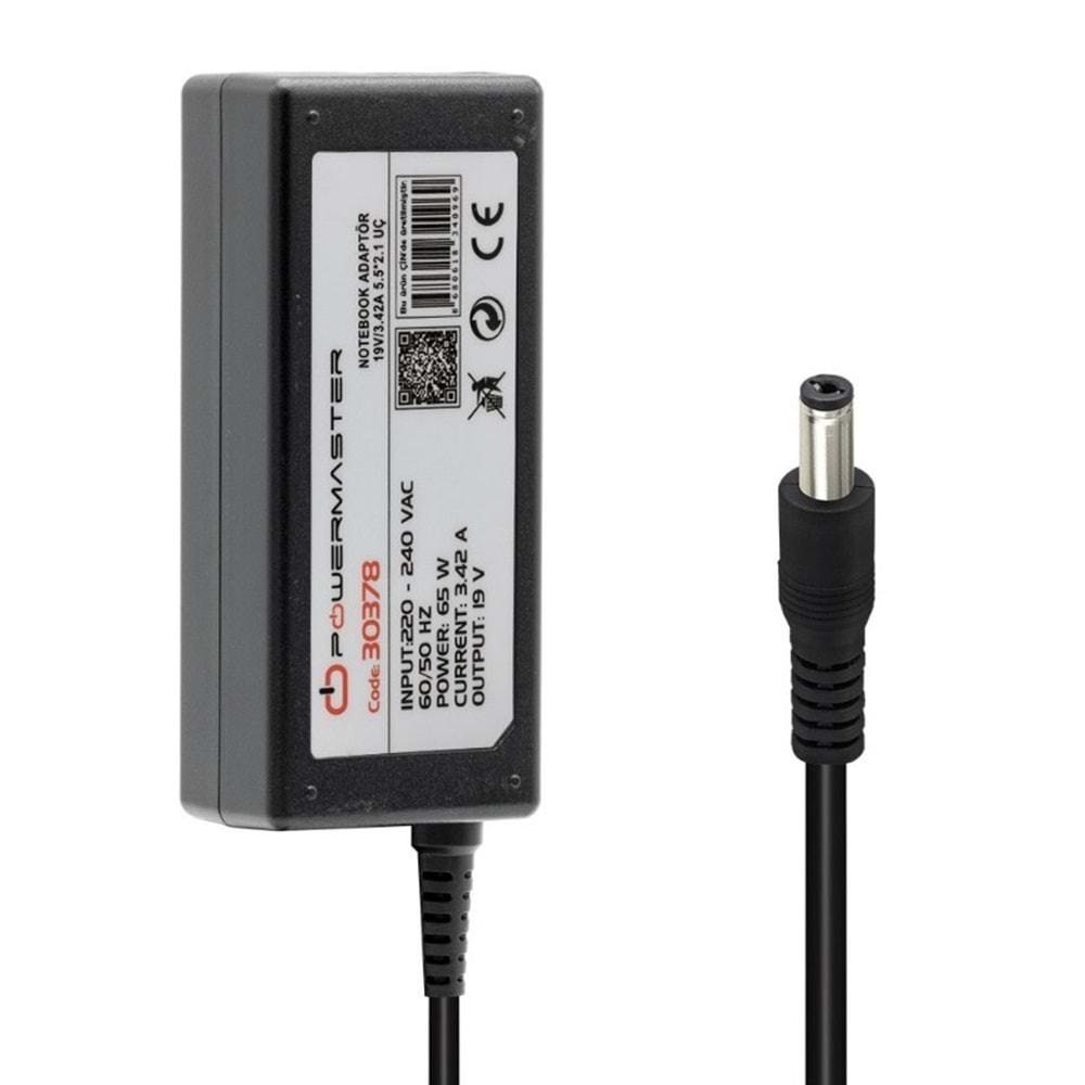 Powermaster PM-30377 19 Volt - 3.42 Amper 5.5*2.1 Mm Uçlu Adaptör (Acer Notebook)