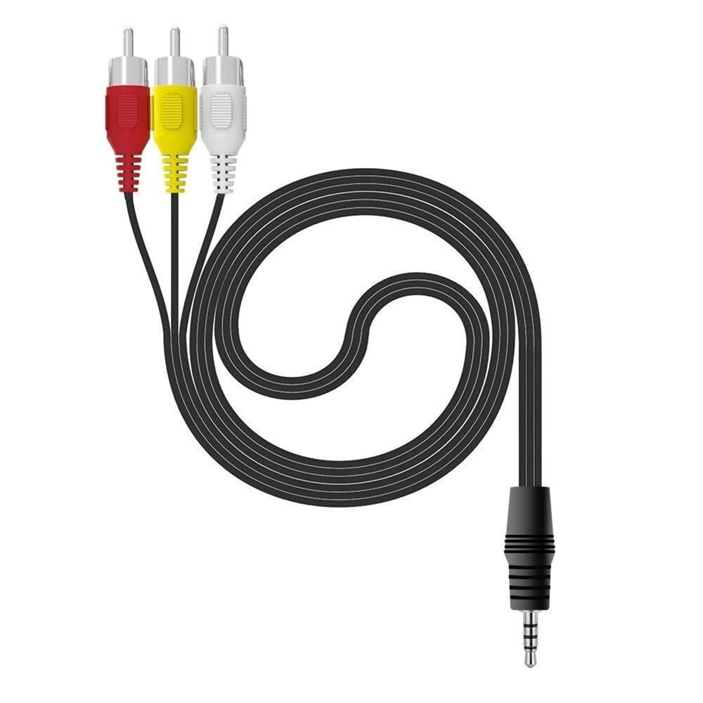 3.5 mm Stereo To 3 Rca Dişi Tos Çevirici Dönüştürücü Ses Kablosu 4824