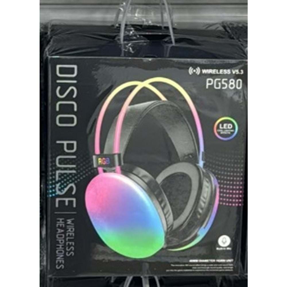 Yk desıgn PG580 Dısco Pulse Bluetooth 5.3 Rainbow Gaming Kulaklık