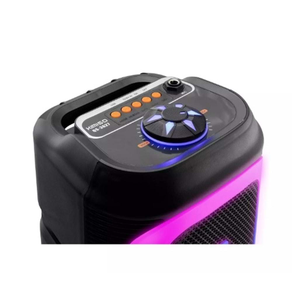 Kımıso QS-3627 RGB Bluetooth Müzik Kutusu 2X10W 2X4