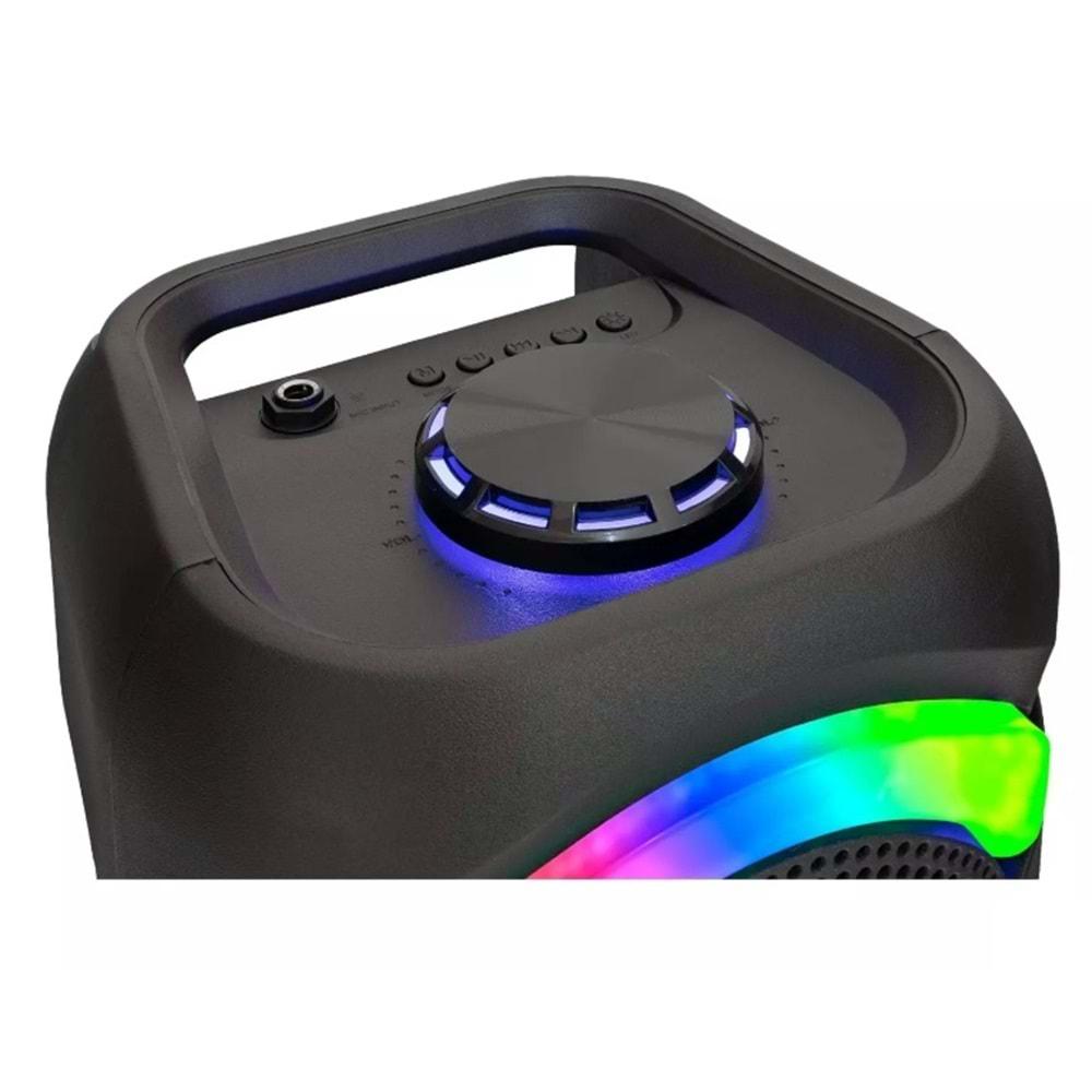 Kımıso QS-1953 RGB Bluetooth Müzik Kutusu 2X10W 2X6.5