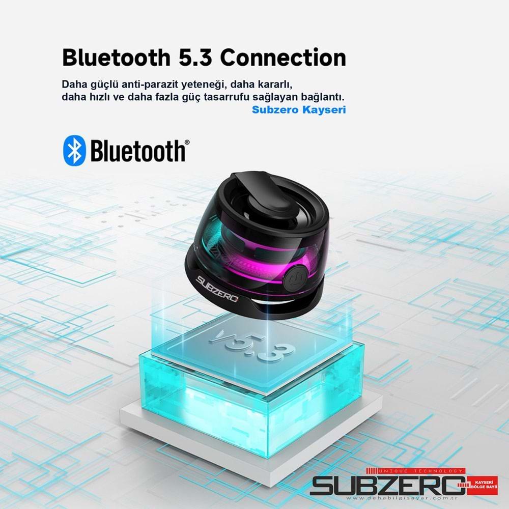 Subzero SB33 Taşınabilir Gaming RGB Magnetic Bluetooth Müzik Kutusu