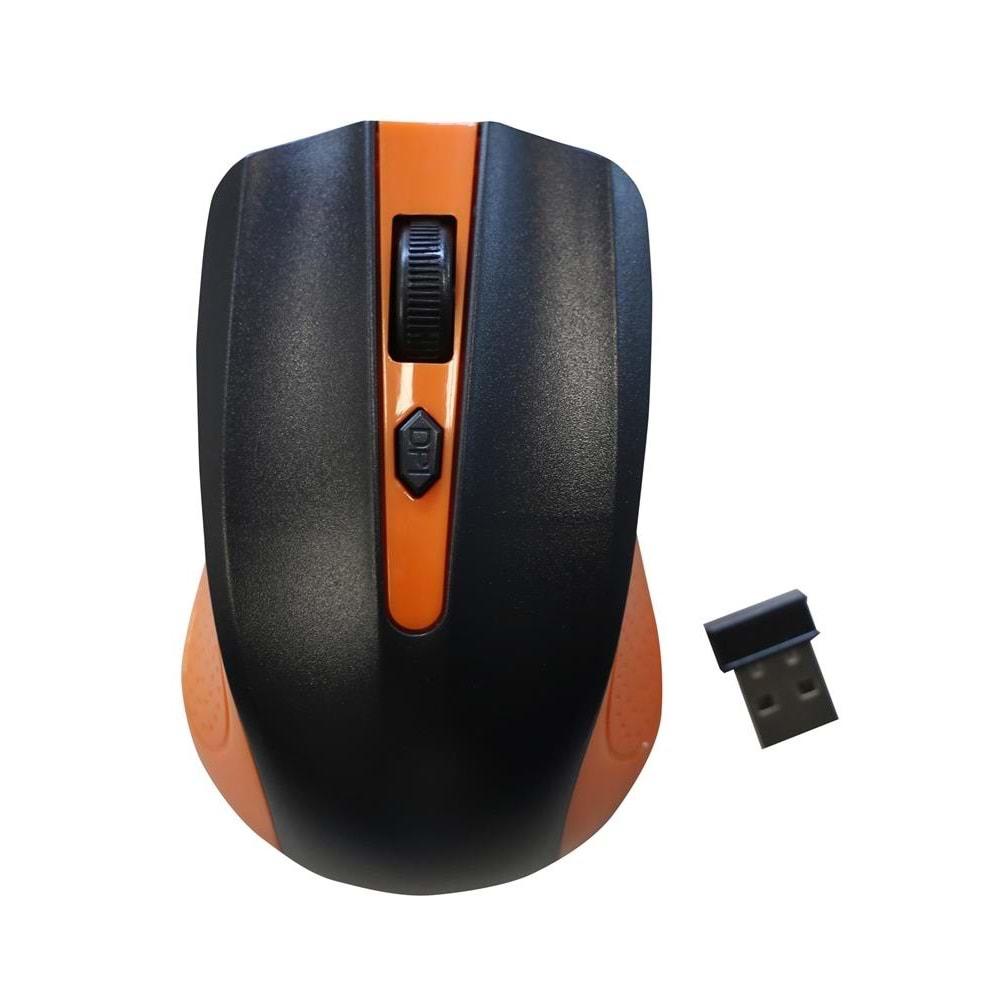 Elba G-211 Turuncu 2.4Ghz Kablosuz Mouse