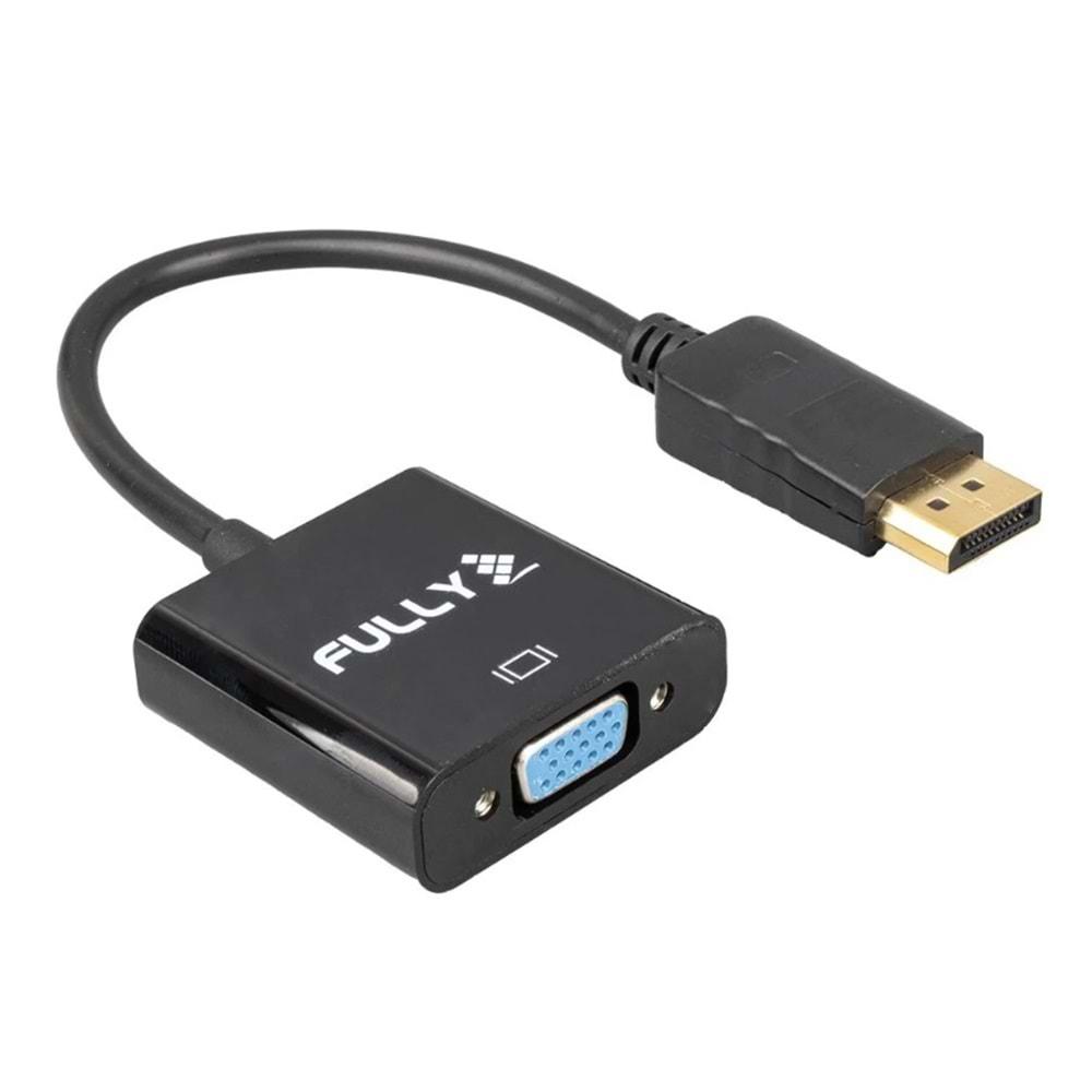 Fully G-539 10 Cm Display Port Erkek To Vga Dişi Çevirici Kablo