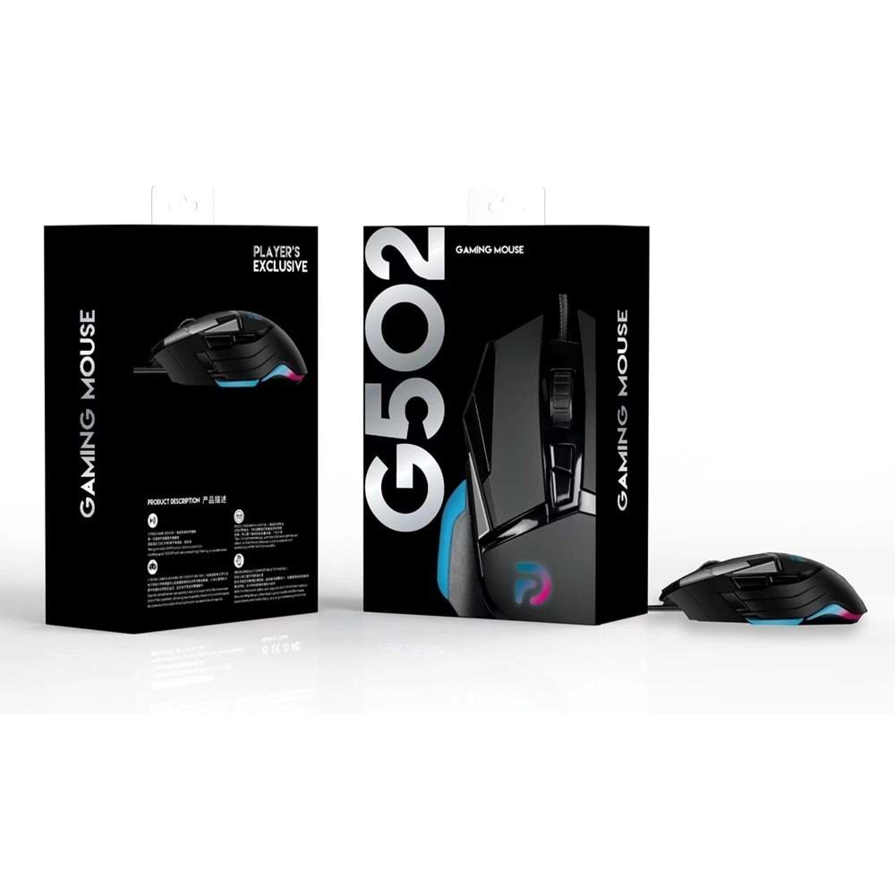 TRİO G502 Hyperıon Fury Kablolu Gaming Mouse