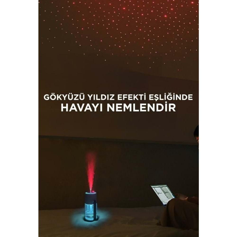 Torima CL28 Humidifier Hava Nemlendirici Yıldız Projektör Işıklı Buhar Makinesi