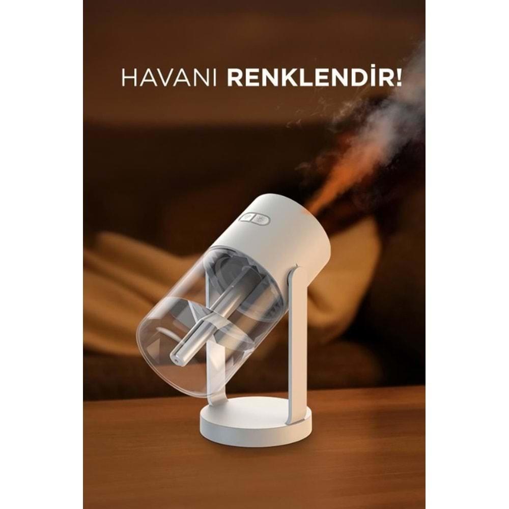 Torima CL29 Humidifier Hava Nemlendirici 3D Alev Lav Simülasyon Buhar Makinesi