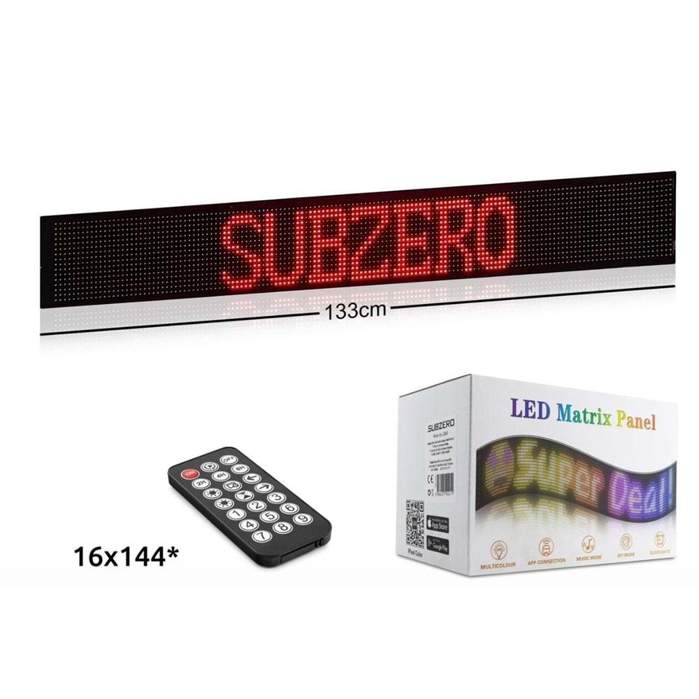 Subzero LD60 (133CM) SLed Matrix Panel Dijital Kayar Rgb Ekran Kumandalı Mobil Uygulamalı