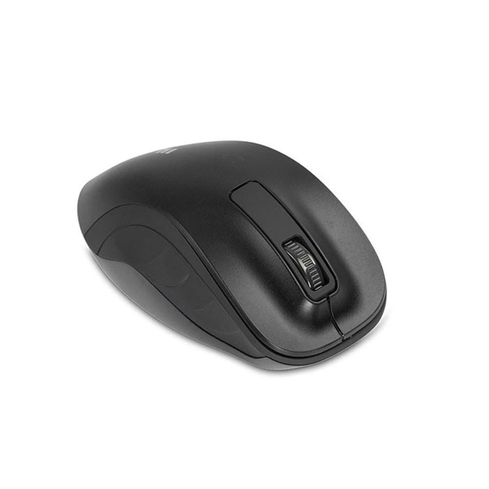 Everest SM-360 Usb Siyah 3D Optik Süper Sessiz Alkalin Pil Kablosuz Mouse