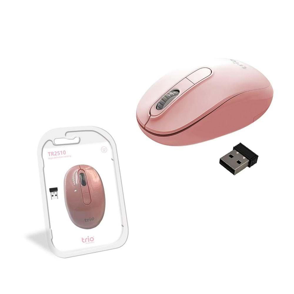 TRİO TR2510 Renkli Kablosuz Mouse 2.4Ghz 1600 Dpi