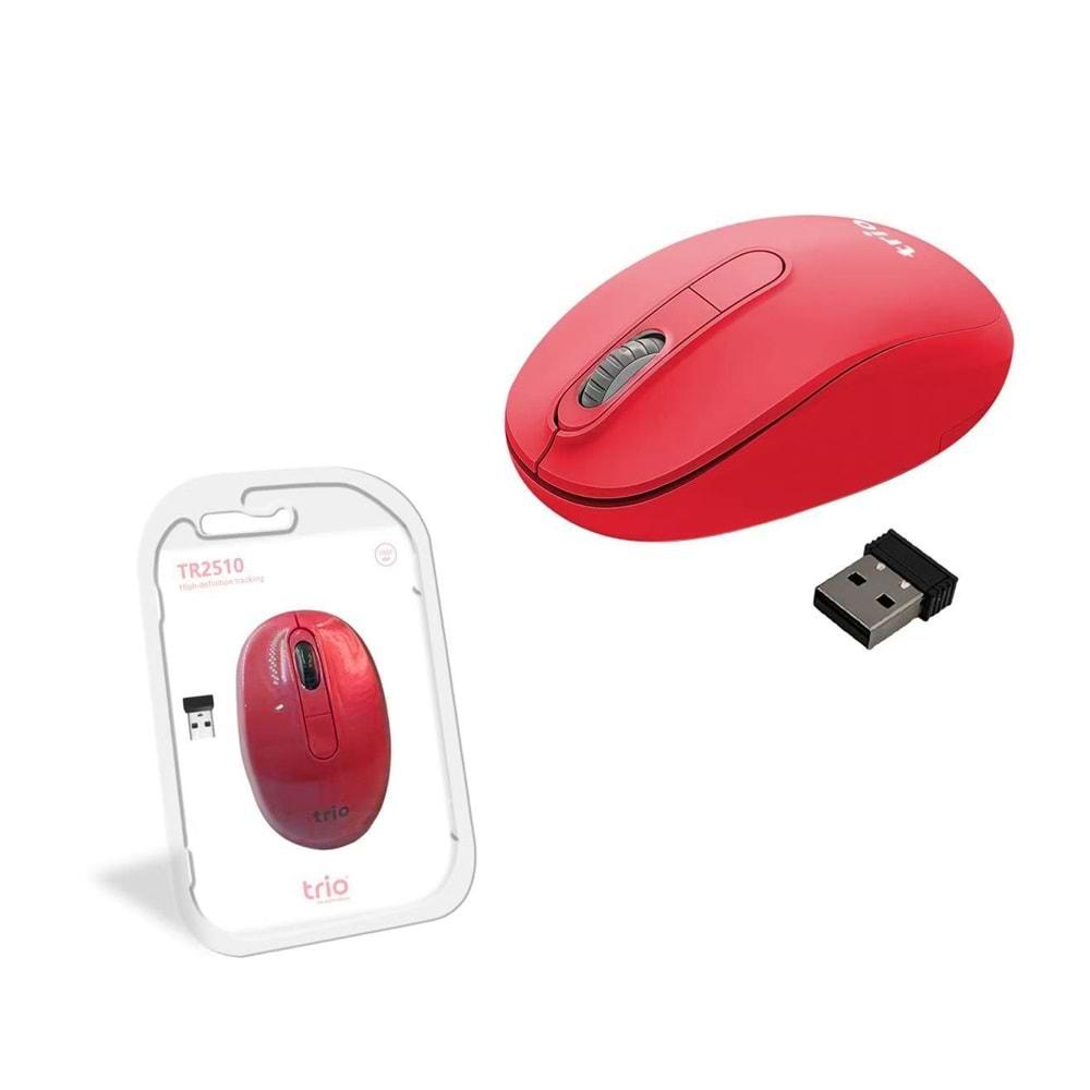 TRİO TR2510 Renkli Kablosuz Mouse 2.4Ghz 1600 Dpi
