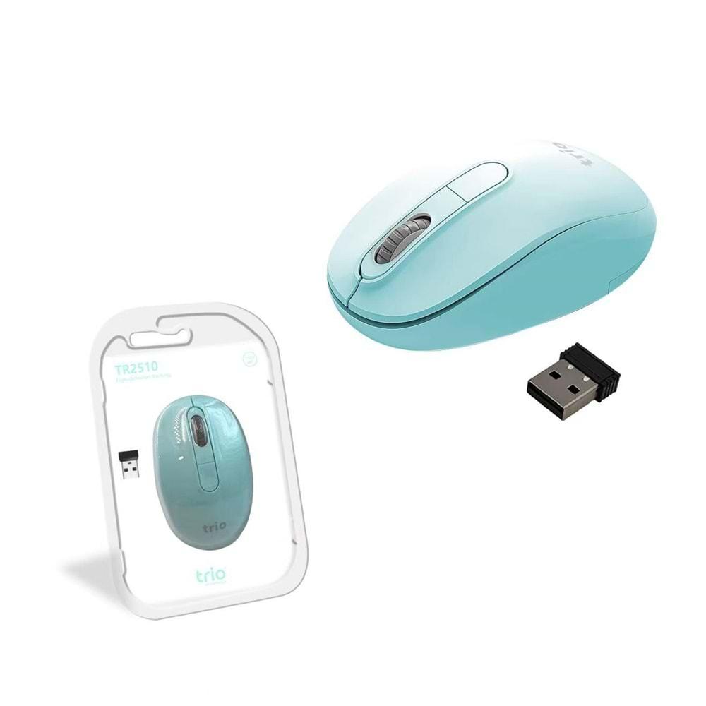 TRİO TR2510 Renkli Kablosuz Mouse 2.4Ghz 1600 Dpi