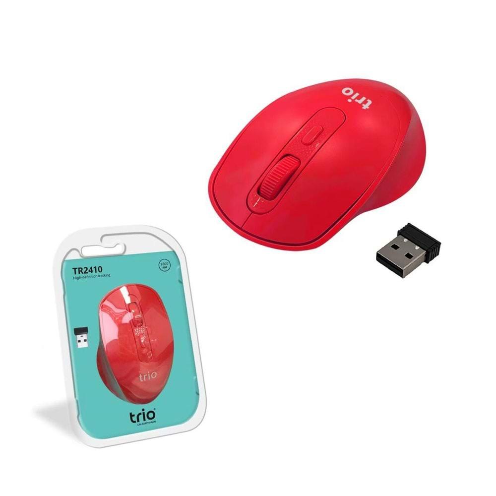 TRİO TR2410 Renkli Kablosuz Mouse 2.4Ghz 1600 Dpi