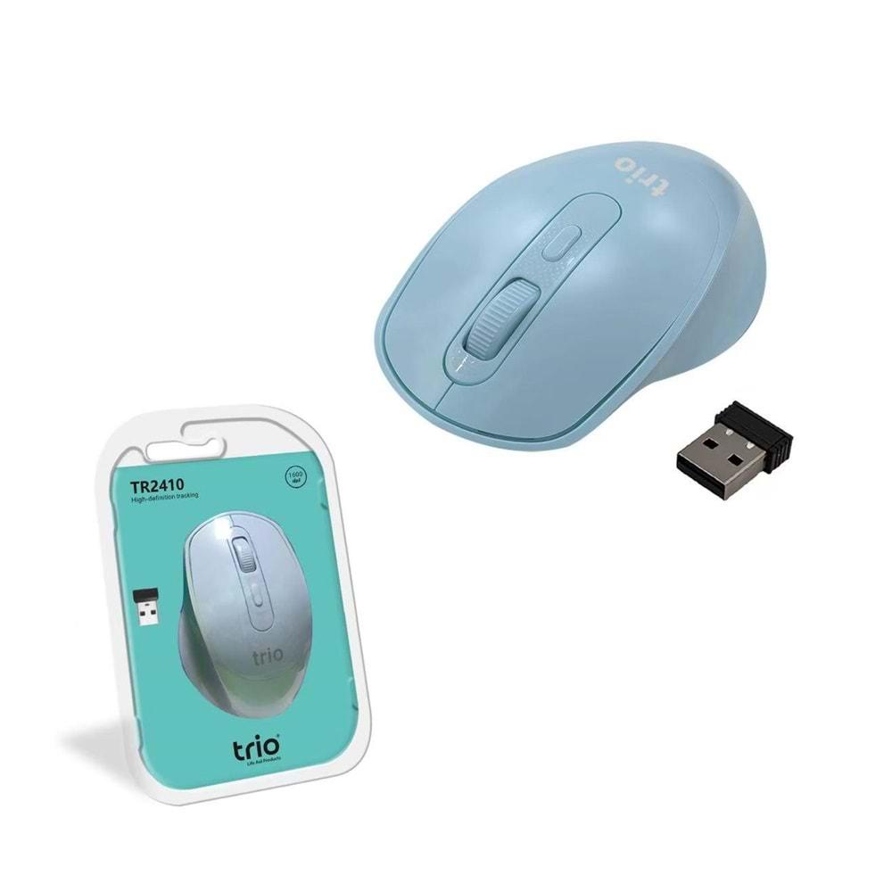 TRİO TR2410 Renkli Kablosuz Mouse 2.4Ghz 1600 Dpi