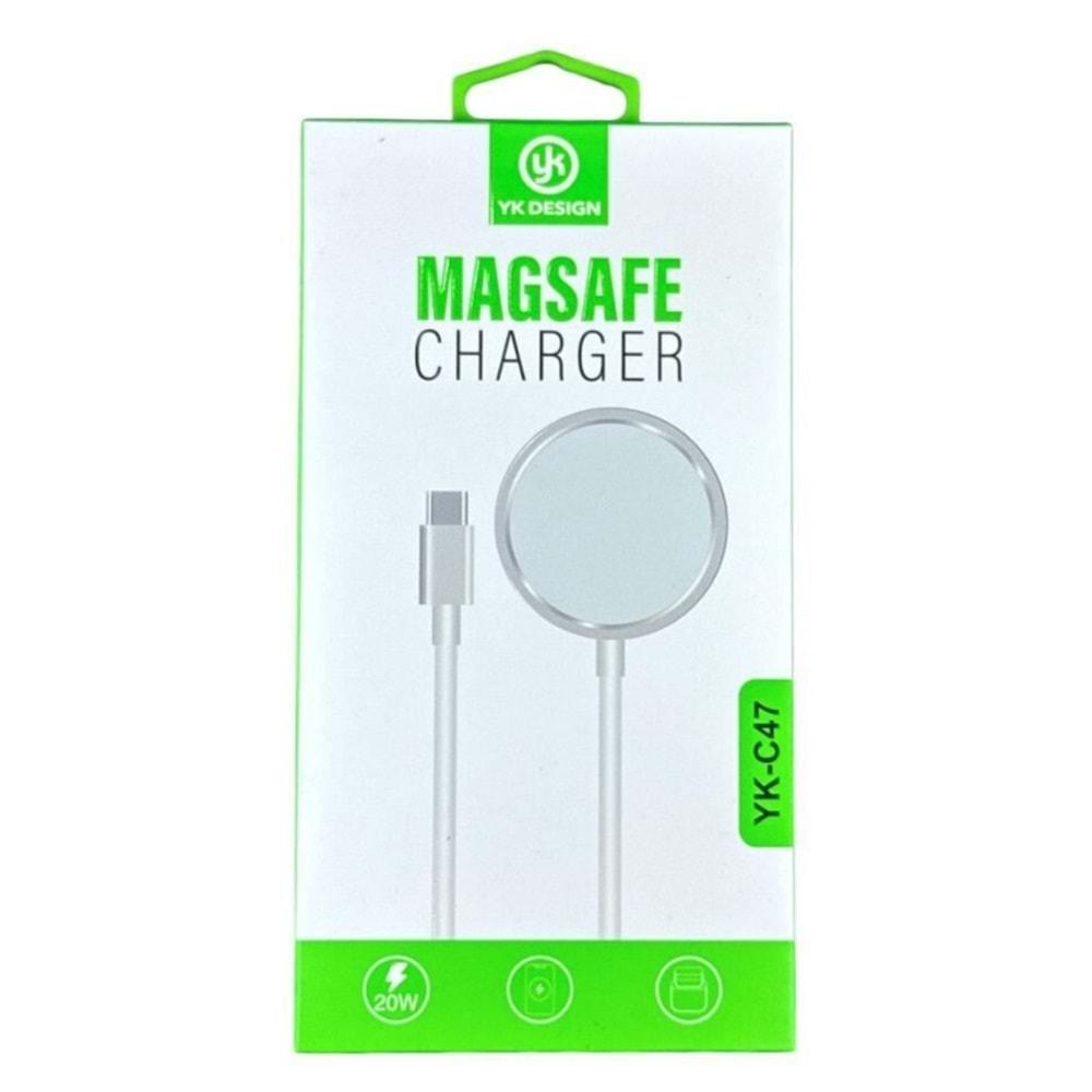 YK Desing YK-C47 MagSafe Kablosuz Charge