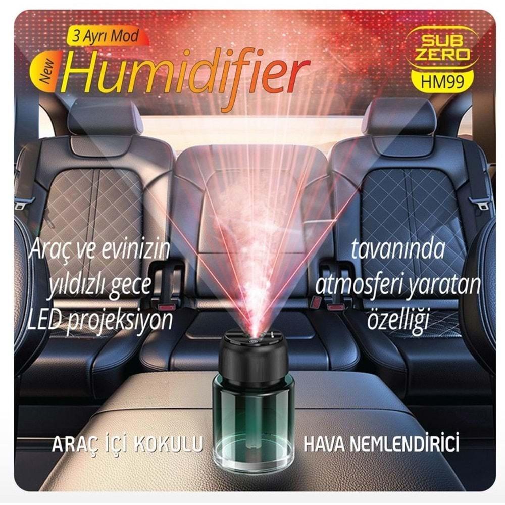 Subzero HM99 Otomatik Araç İçi Koku Difüzör-Lazer Yıldız