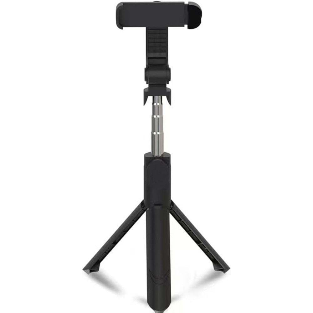 JC-02 Taşınabilir Selfie Çubuk Monopod ve Bluetooth Selfie Çubuğu