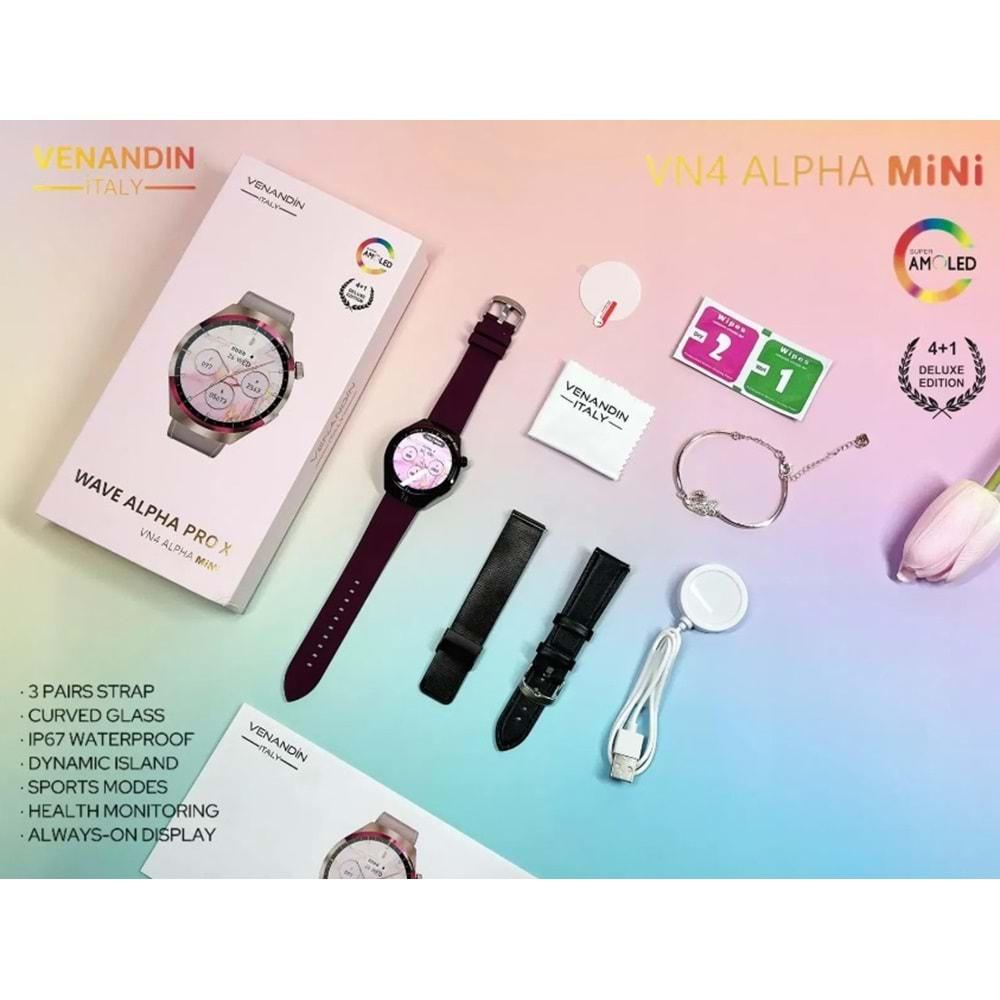 Venandin Vn4 Alpha Mini Yeni Model 3 Kordonlu Akıllı Saat